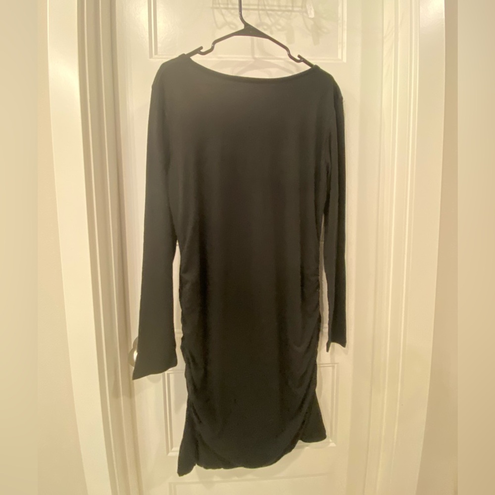 GAP Maternity Classic Black Long Sleeve Dress - Picture 5 of 6